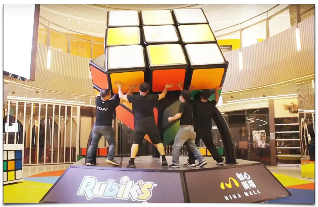 największa kostka Rubika na świecie